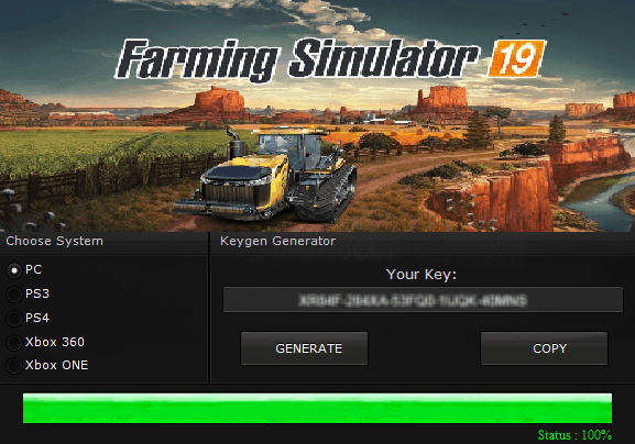 Klucz do Farming Simulator 19