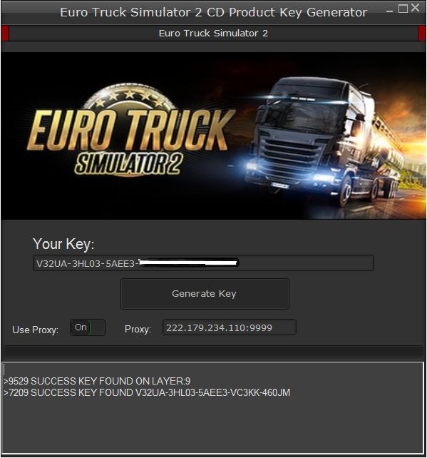 Euro Truck Simulator 2 Generator Kluczy