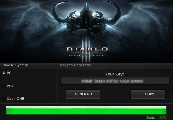 Diablo 3 Generator Kluczy