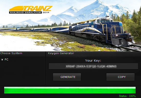 Klucz do Trainz Railroad Simulator 2019