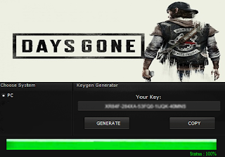 Days Gone generator kluczy